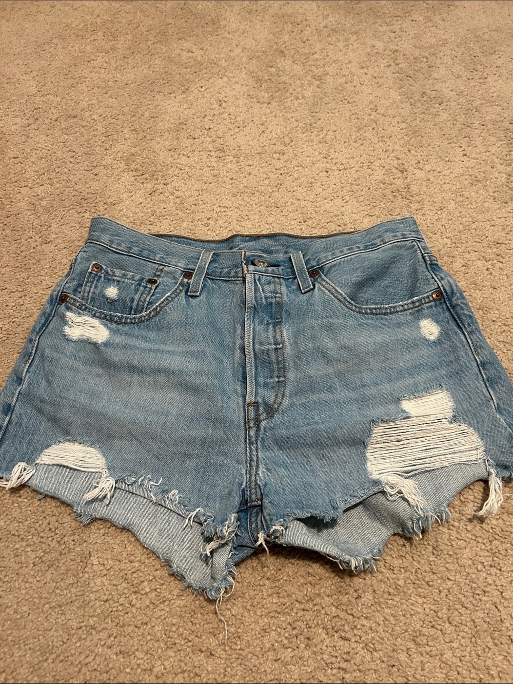 Levi's 501 Denim Cutoff Shorts